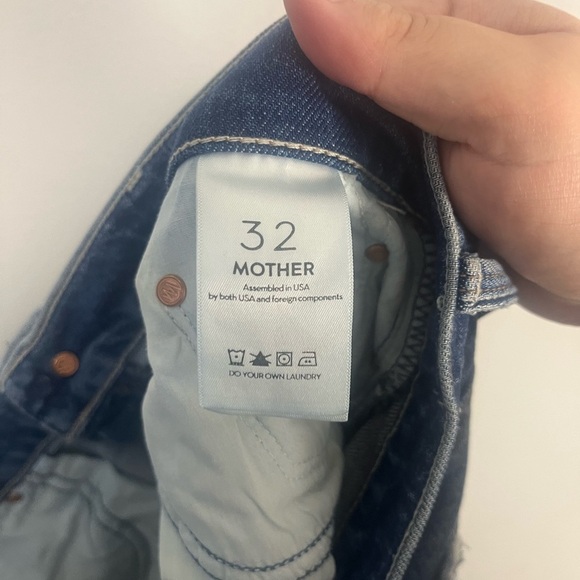 Mother The Tomcat Distressed Crop Jeans in Playing with Scissors size 32 - Picture 9 of 11